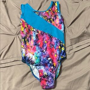 Colorful Kids Gymnastics Leotard